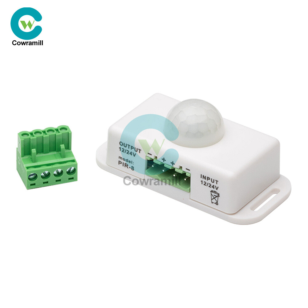 DC 12V-24V 8A/6A Automatic Adjustable Infrared PIR Motion Sensor Switch Module