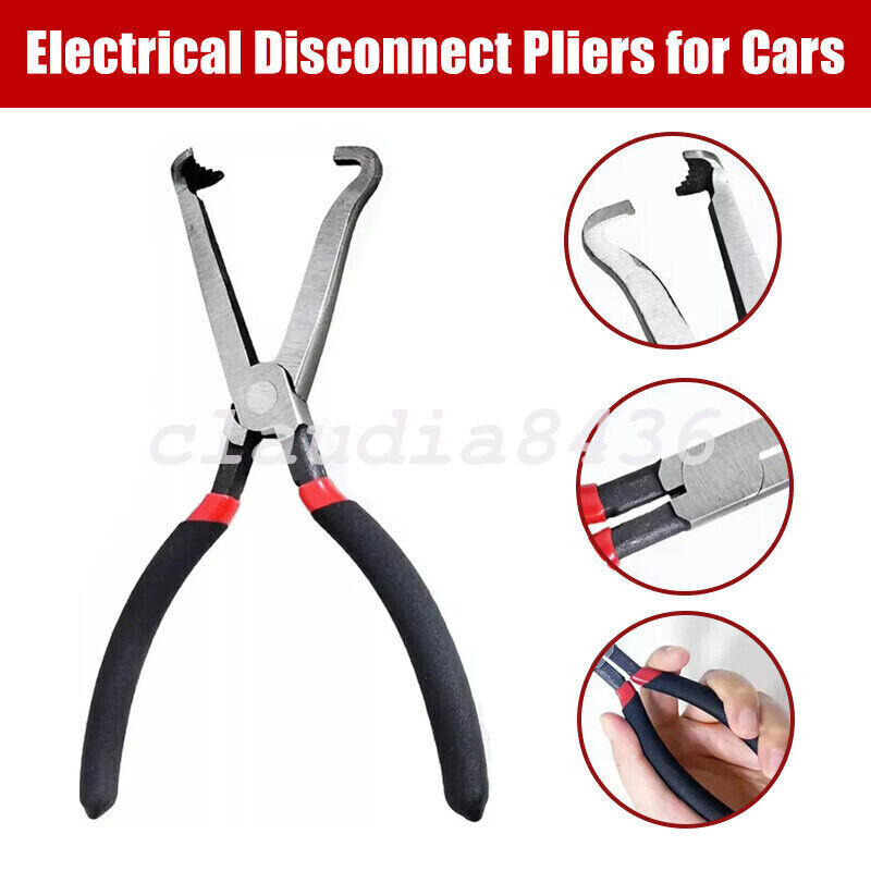 8Inch Electrical Disconnect Pliers Fuel Line Clip Spark Plug Removal Repair Tool