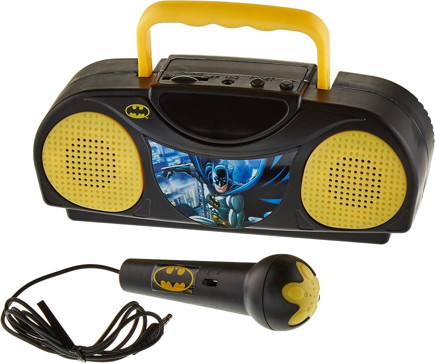 Batman Kids Karaoke Machine Portable Karaoke ! Radio Only!