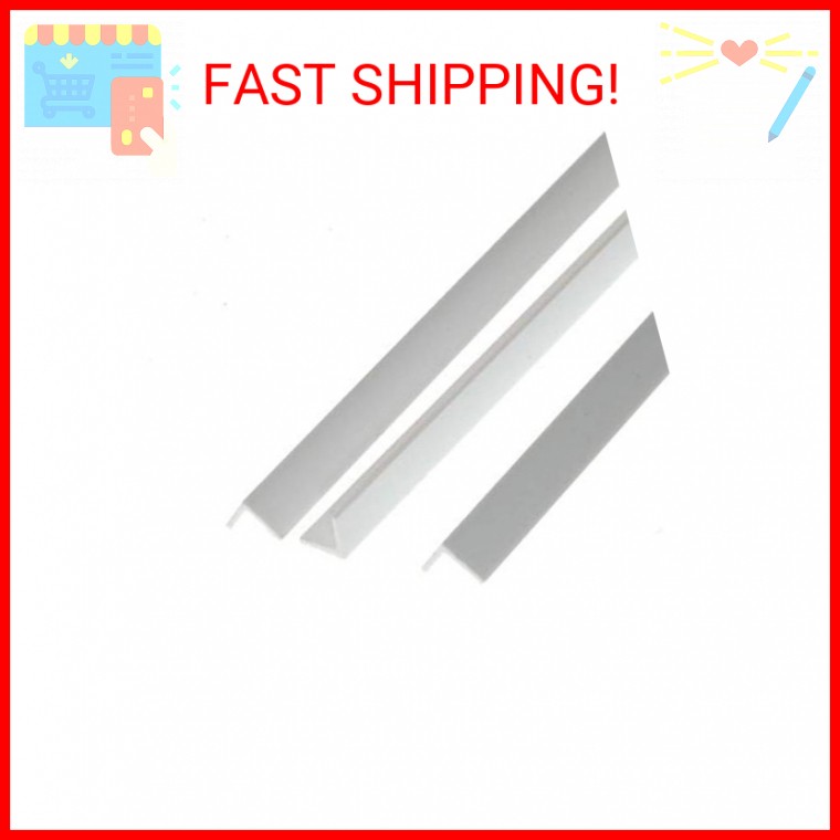 Evergreen Scale Models Angle 3/16 3 EVG296 Plastic Building Supplies
