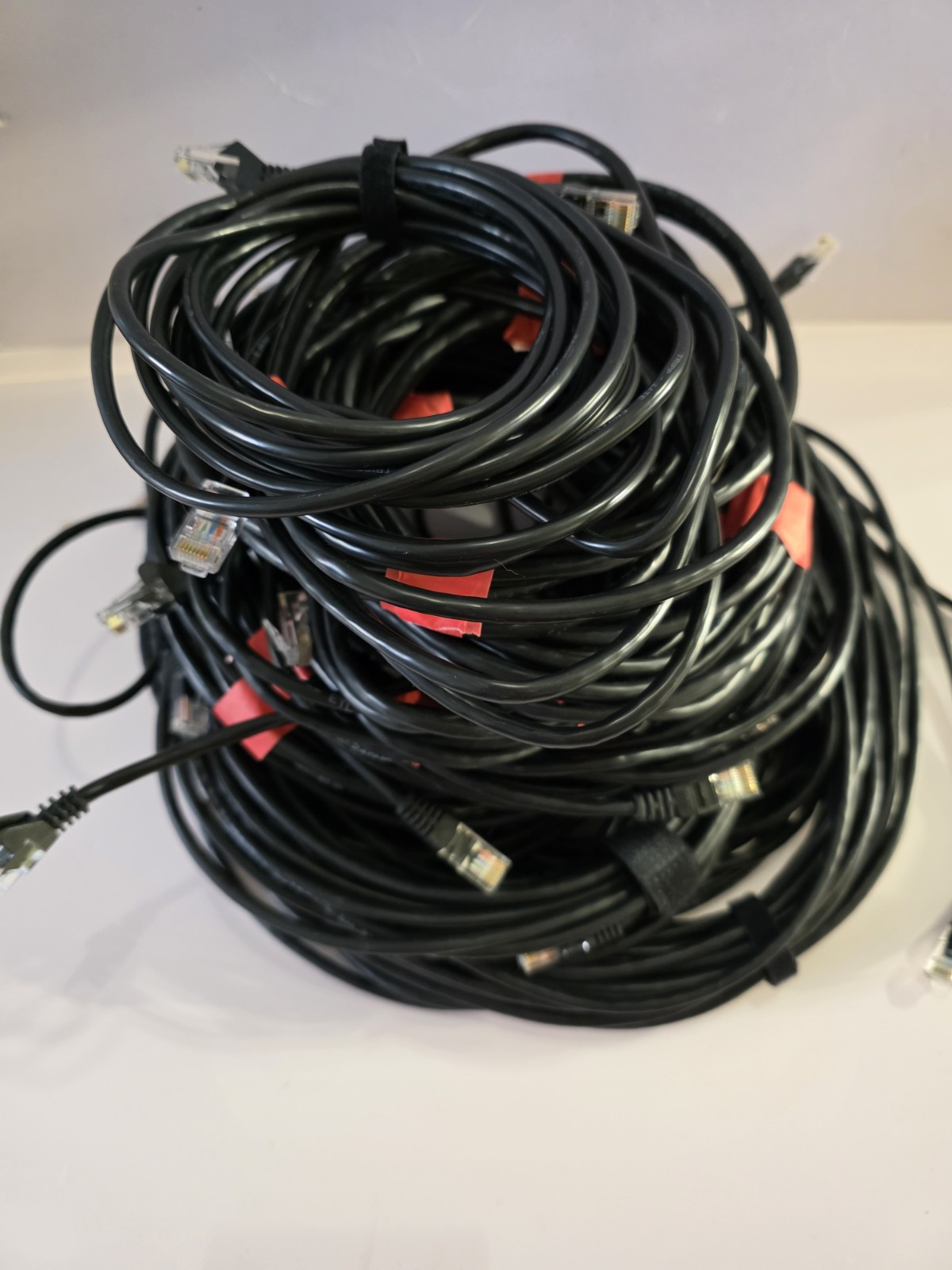 Ethernet Cat5 Patch Network Cables Mixed Lot Of 14