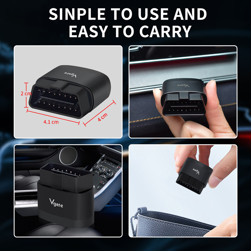 Vgate iCar Pro 2S OBD2 Scanner Bluetooth Car Code Reader for iphone & Android/PC