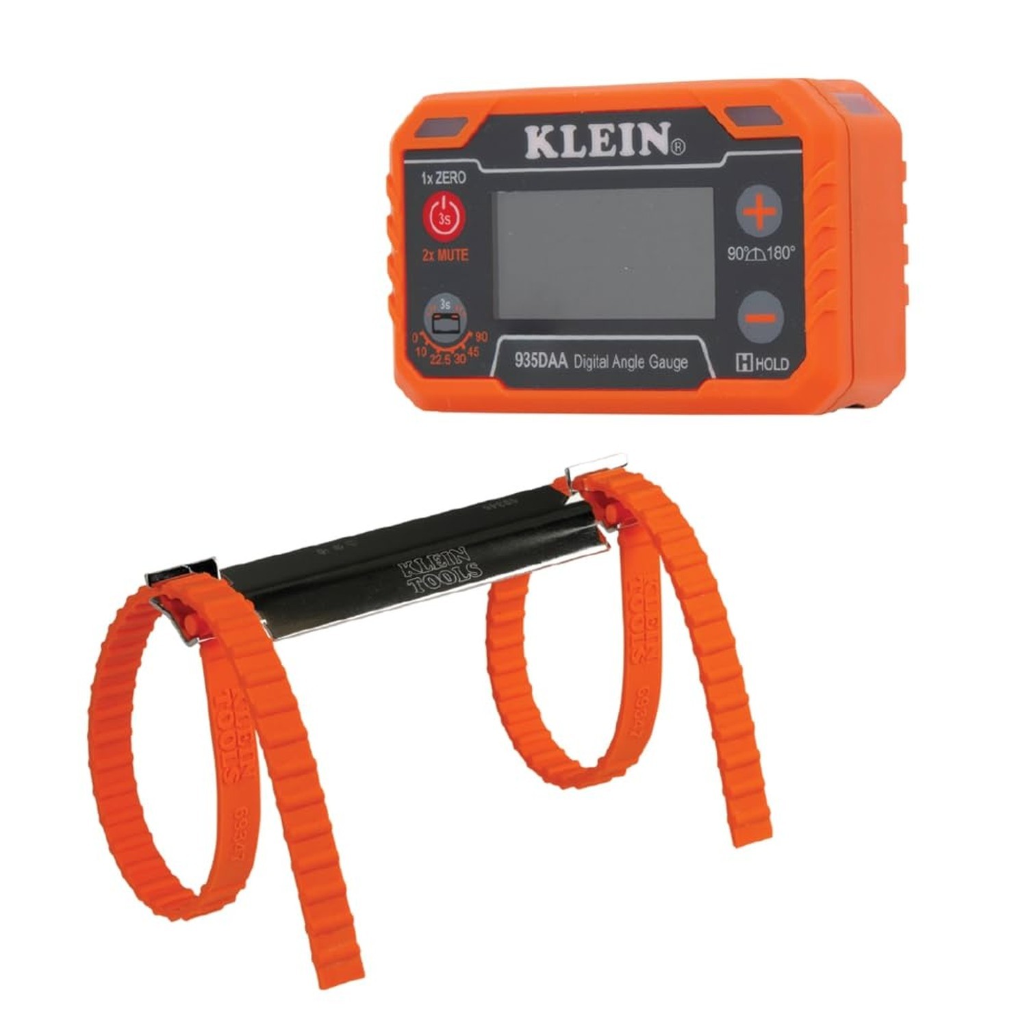 Klein Tools 80155 2-Piece Digital Electronic Level and Angle Gauge Set with L...