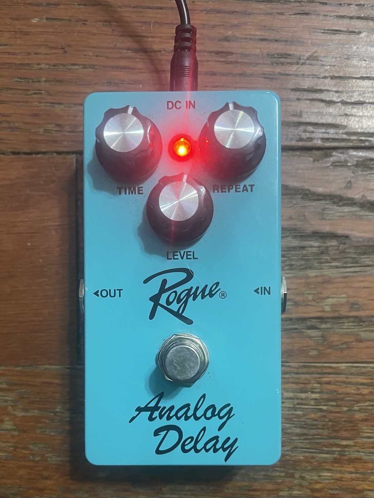 Rogue Analog Delay Guitar Effects Pedal - Analog Delay, Blue