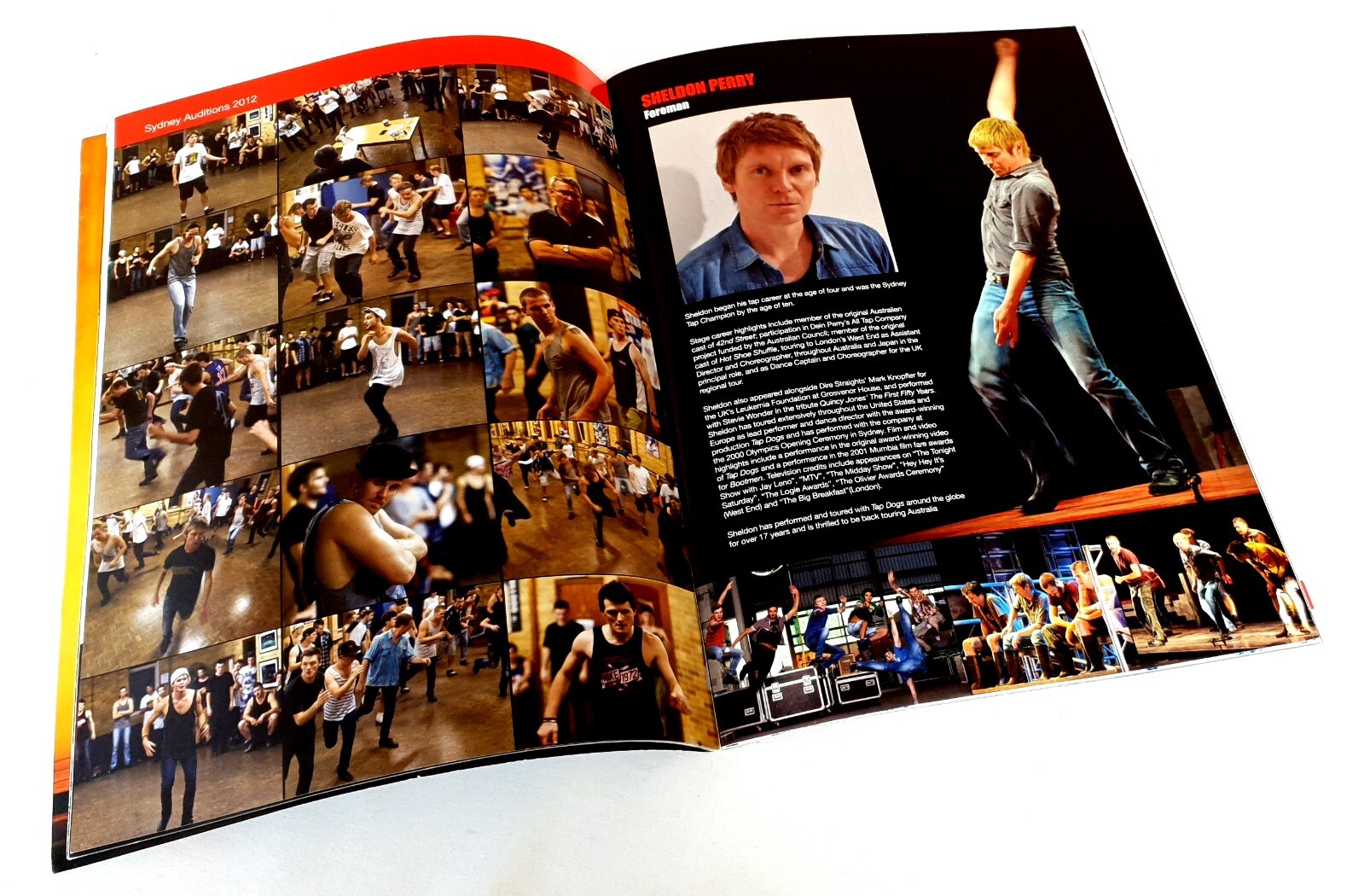 Dein Perry’s TAP DOGS 2012 Australian Tour Souvenir Program Book
