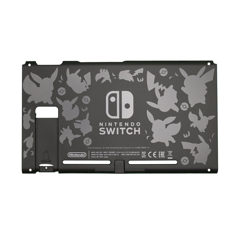 Console Housing Back Plastic for Nintendo Switch Pokemon Replacement Part