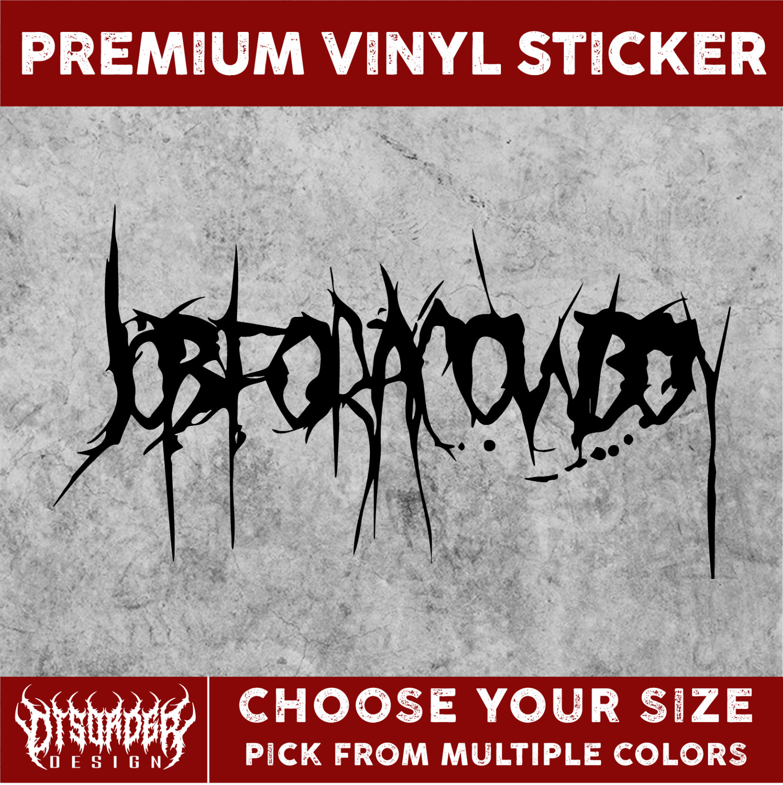 JOB FOR A COWBOY [VINYL STICKER]-for Car/Truck WINDOW-LAPTOP-FOLDR-U PCK CLR/SZE