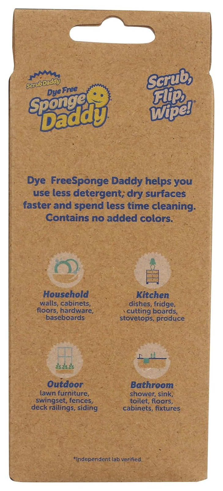 Scrub Daddy Dye-Free Sponge Set, 3 Count