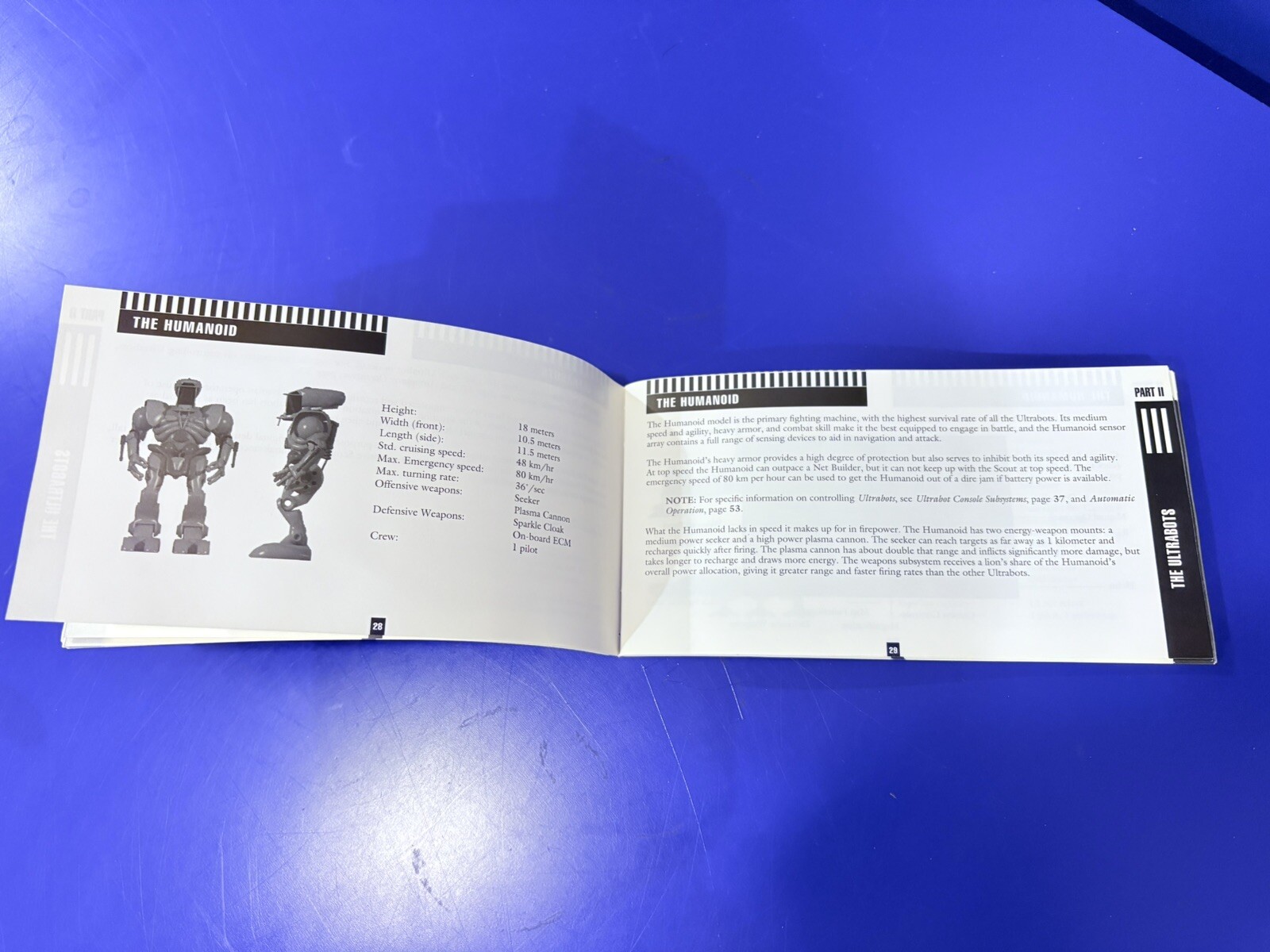 Ultrabots (1993) PC Game IBM Manual ONLY