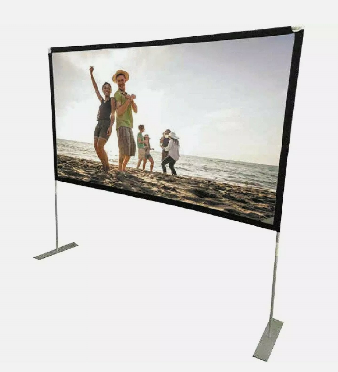 RCA RPJ144 Indoor/Outdoor 100"-Diagonal Portable Projector Screen - FREE SHIP