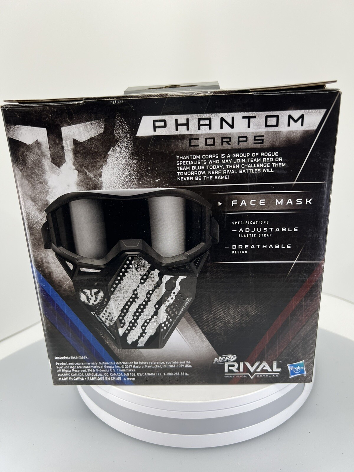Hasbro Nerf Nerf Rival Phantom Corps Face Mask New