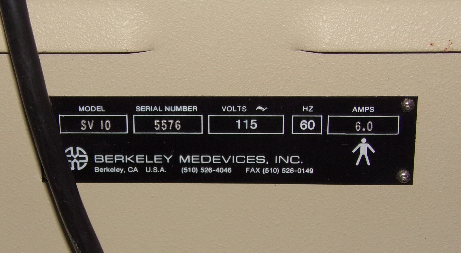 BERKELEY VS-10 UTERINE SUCTION PUMP - FULLY RECONDITIONED