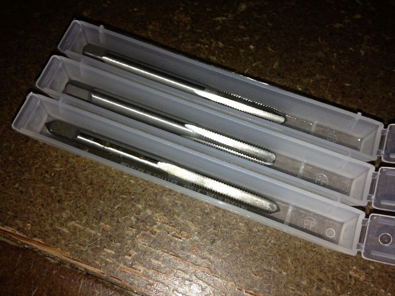 8-40 NS 3 PIECE 4 FLUTE HI-CARBON TAP SET NORSEMAN VIKING