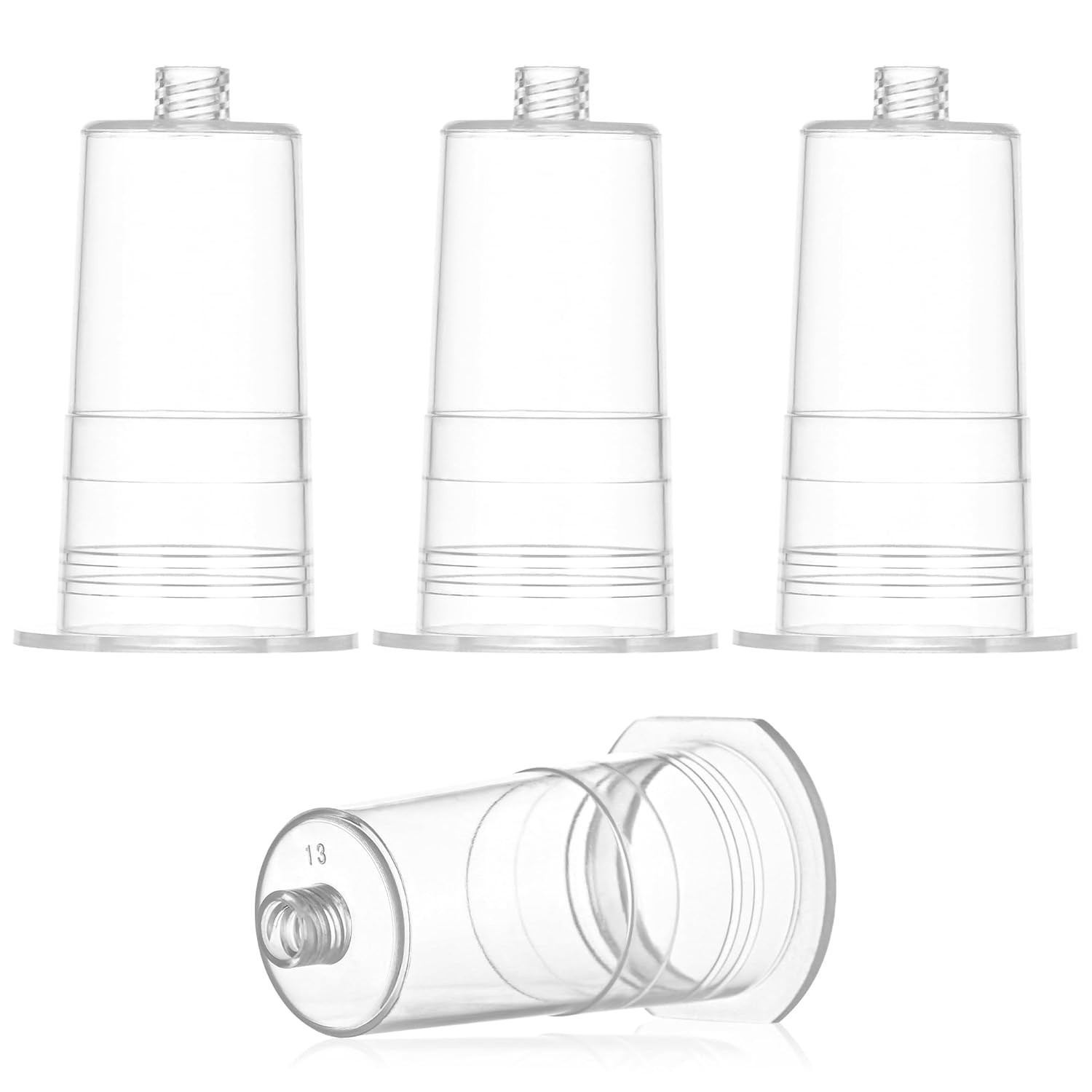 New 50/100Pcs Disposable Plastic Vacutainer Tube Holder Transparent Connector