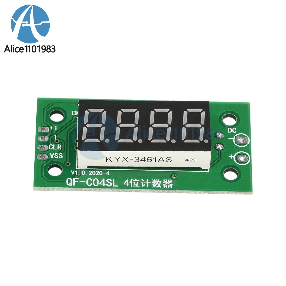 1/5/10PCS DC4-40V 0-9999 Digital Counter Module With Power Cut Memory Function