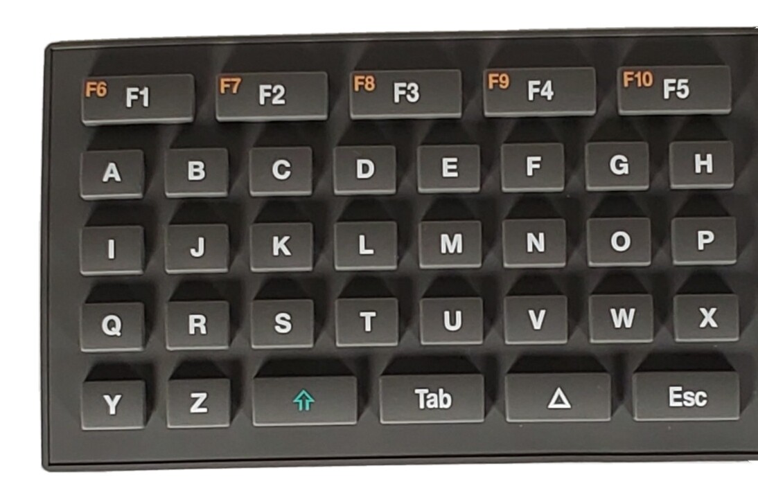 Intermec 2455 ABC Rubber Keypad replacement for Intermec 2455 Keyboard