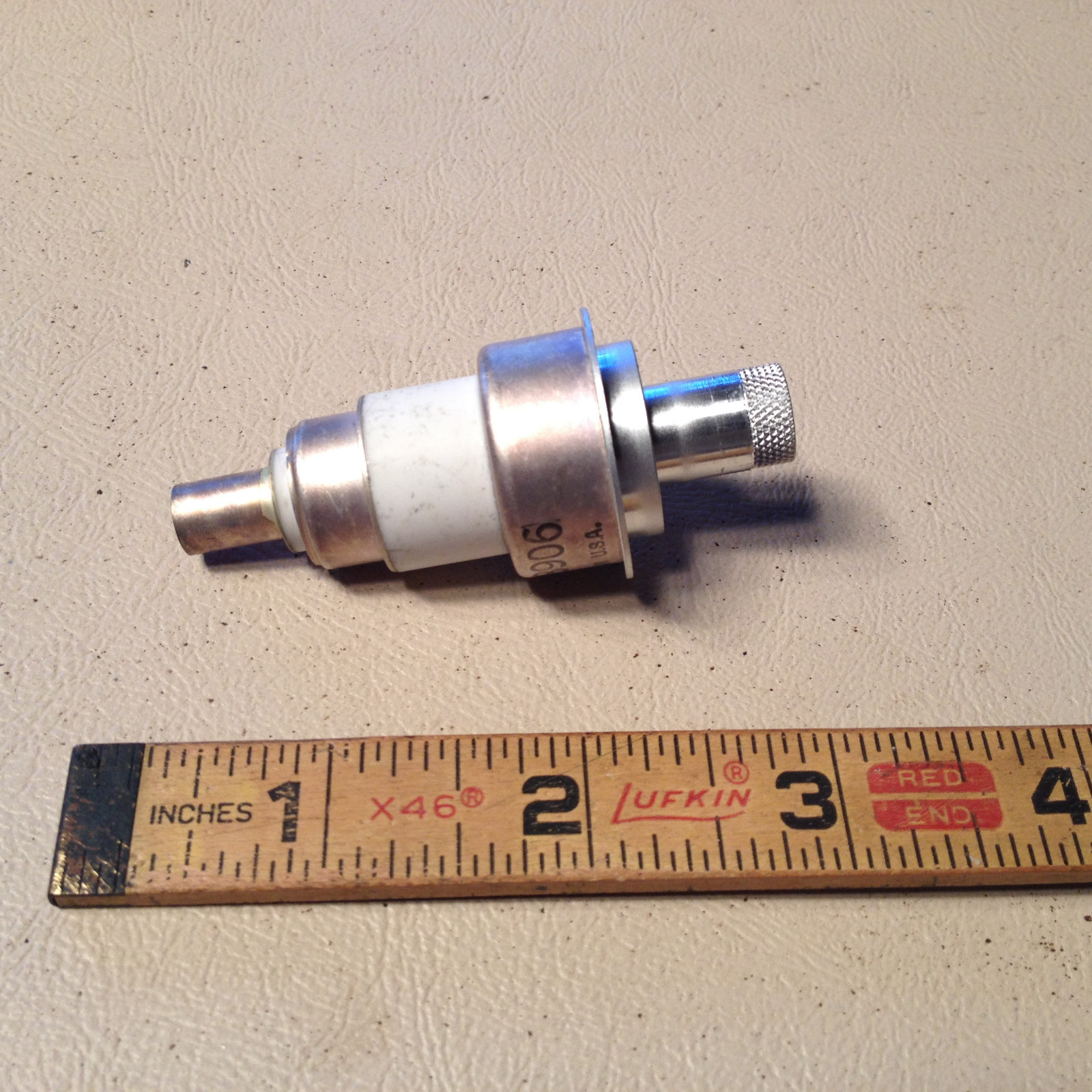 GE JAN 8906 Transmitting Triode Tube, NOS.