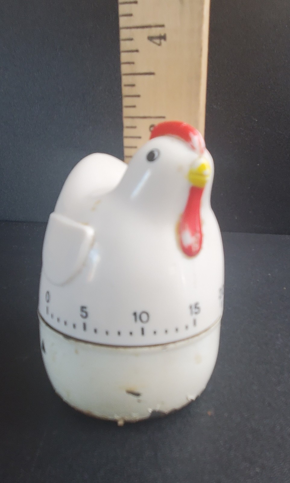 Vtg Chicken Kitchen Timer 60 Minute Mechanical Farmhouse