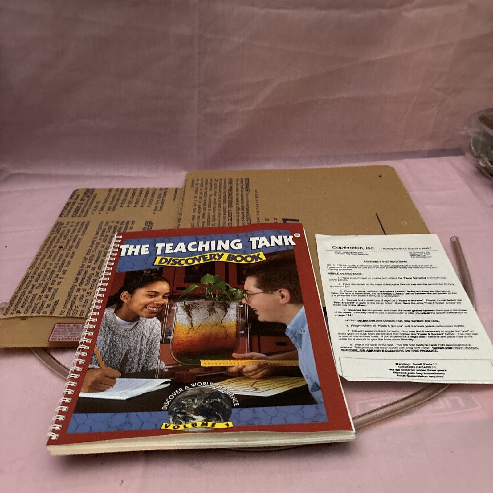Science The Teaching Tank Viewing Window & Book Experiment Kit "See Pictures"