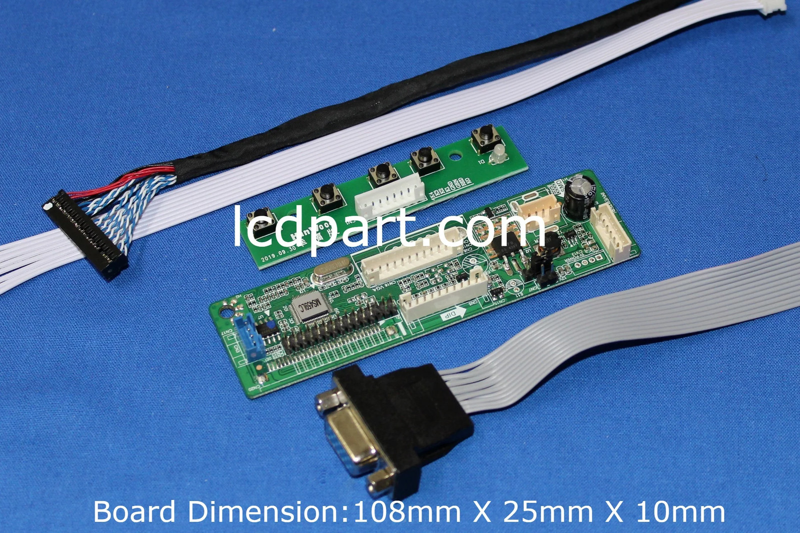 LCD Controller kit for LQ150X1LW94, P/N: DF14-30P-2LVDS-B34_1024X768-8Bit