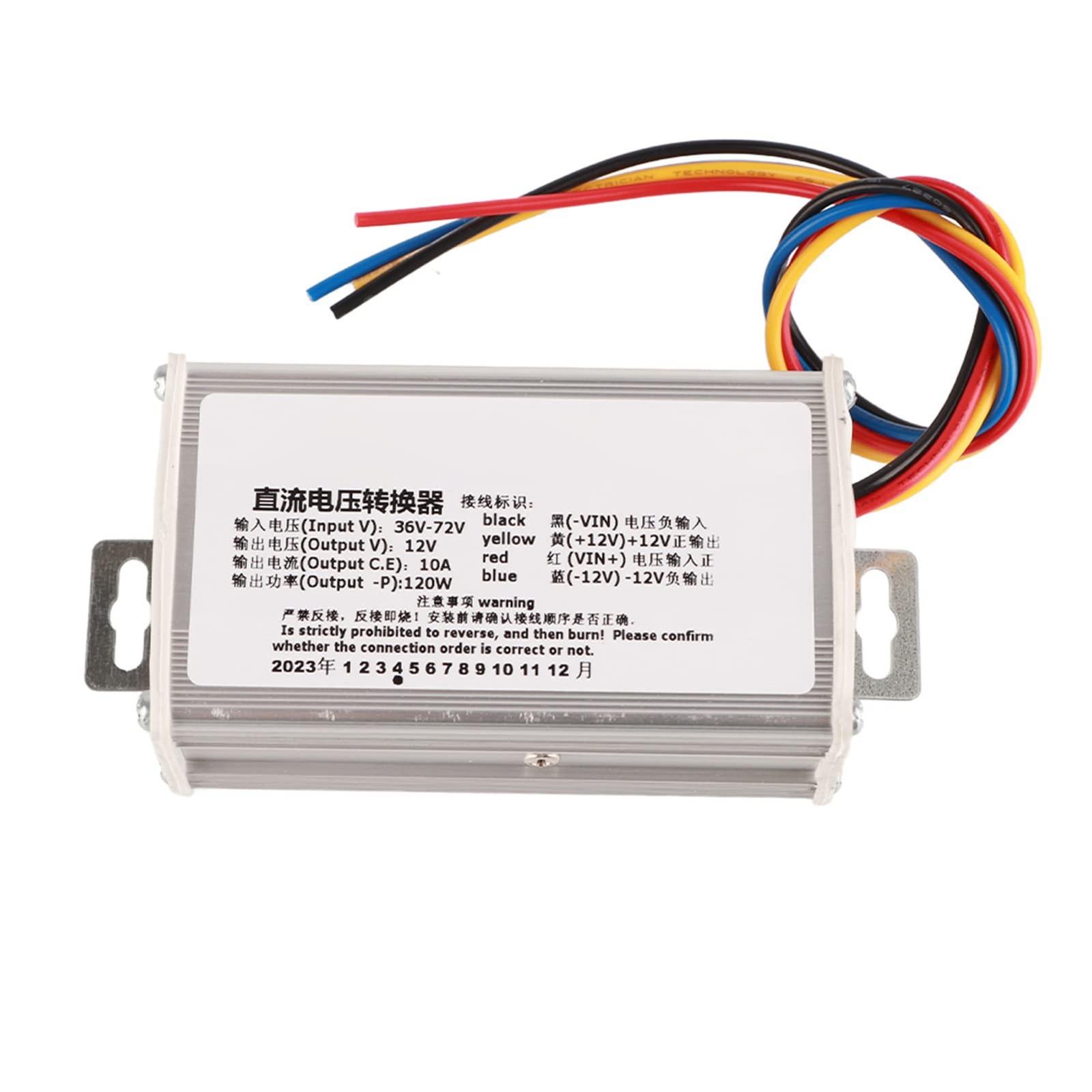 72V to 12V Step Down Converter 10A 120W DC Power Supply Regulator Module