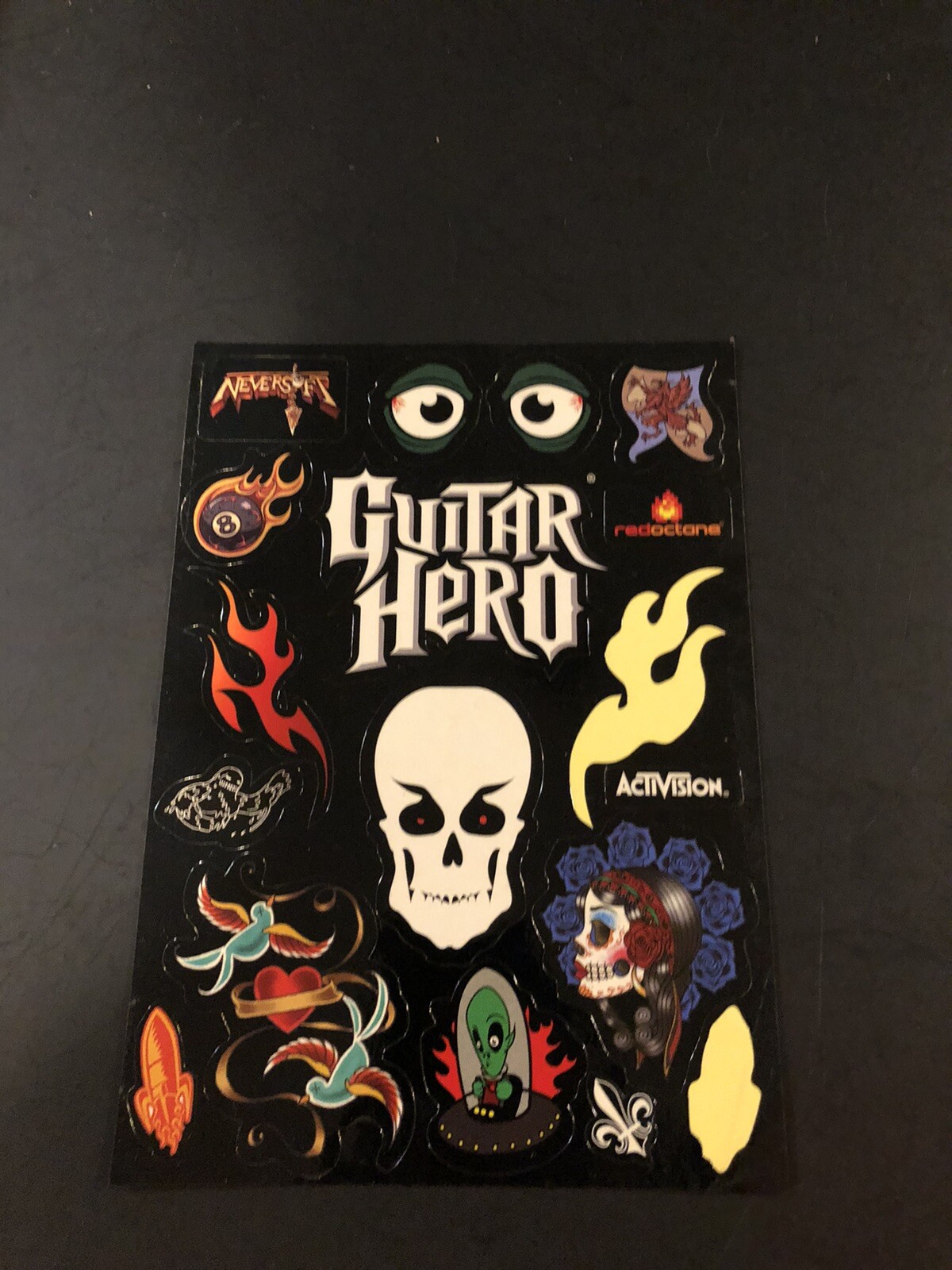 Guitar Hero stickers Insert