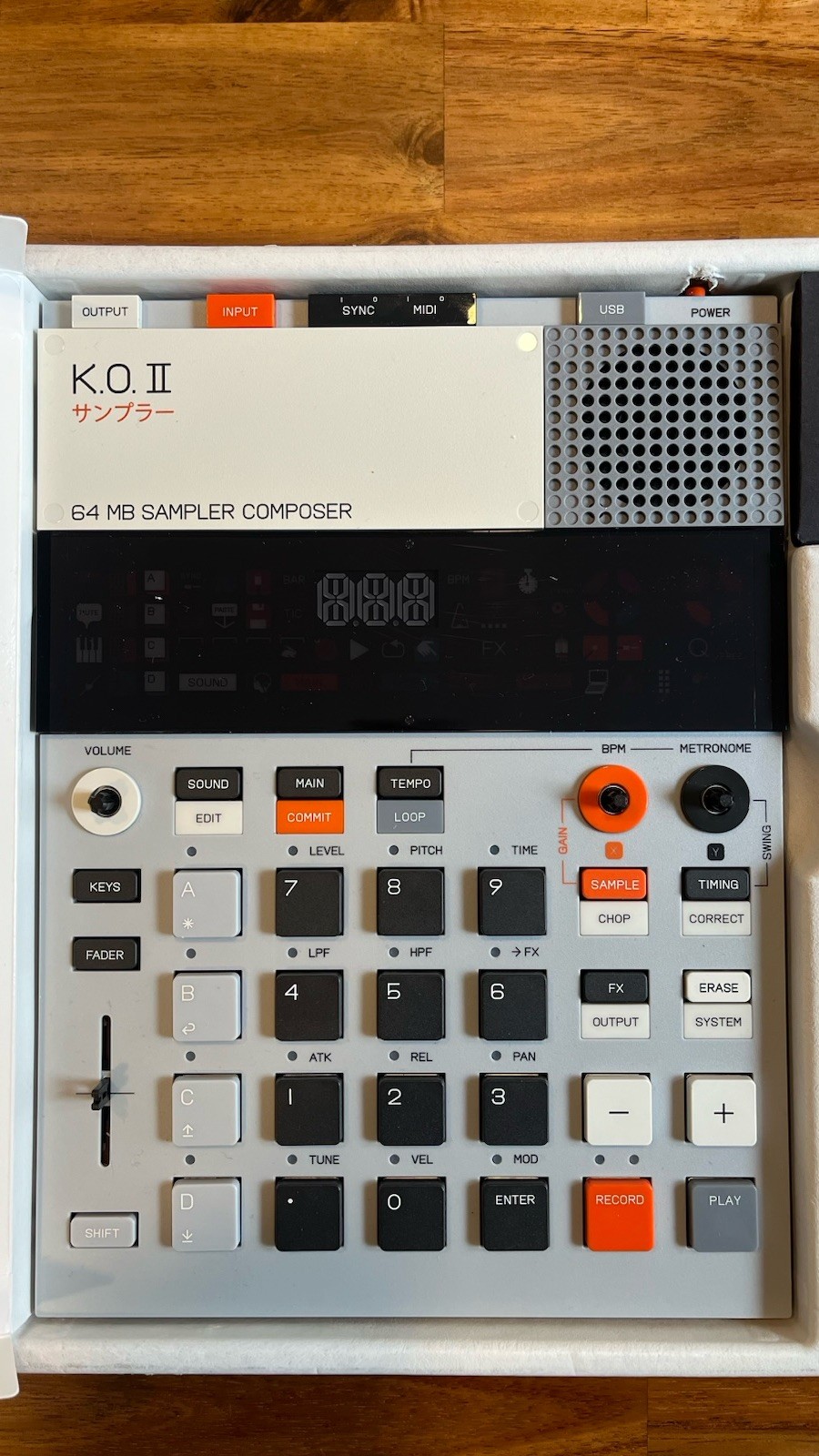 Teenage Engineering EP–133 K.O. II Sampler Sequencer