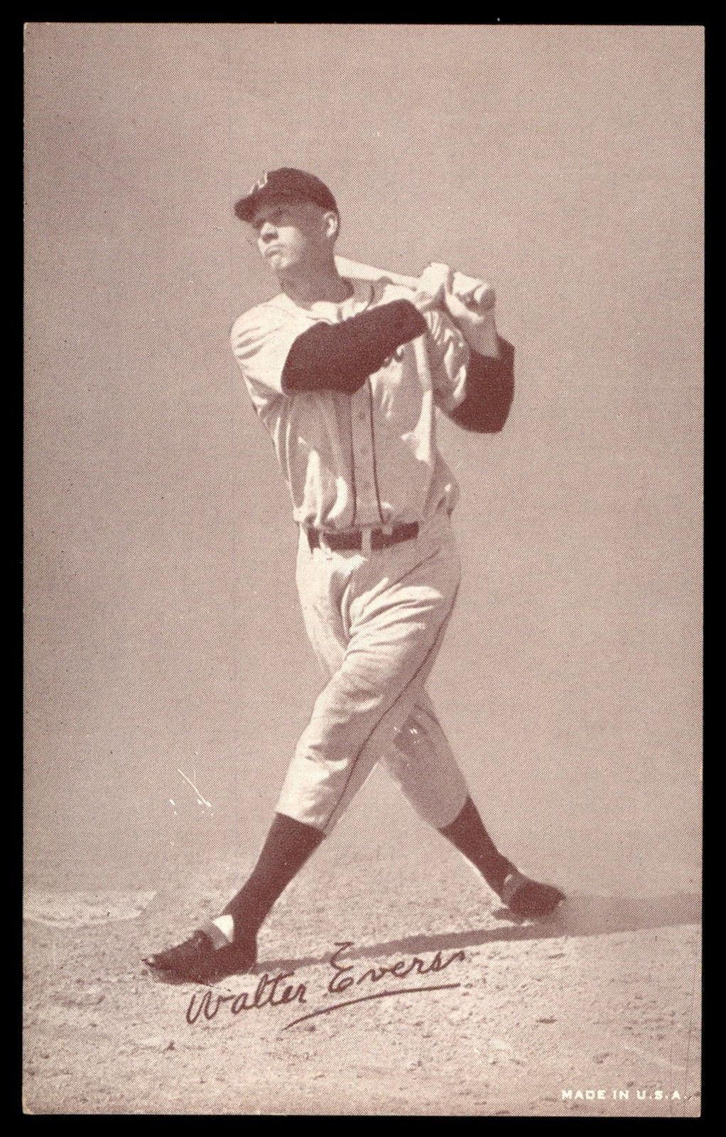 1947-66 Exhibits Baseball #93 Hoot Evers EX