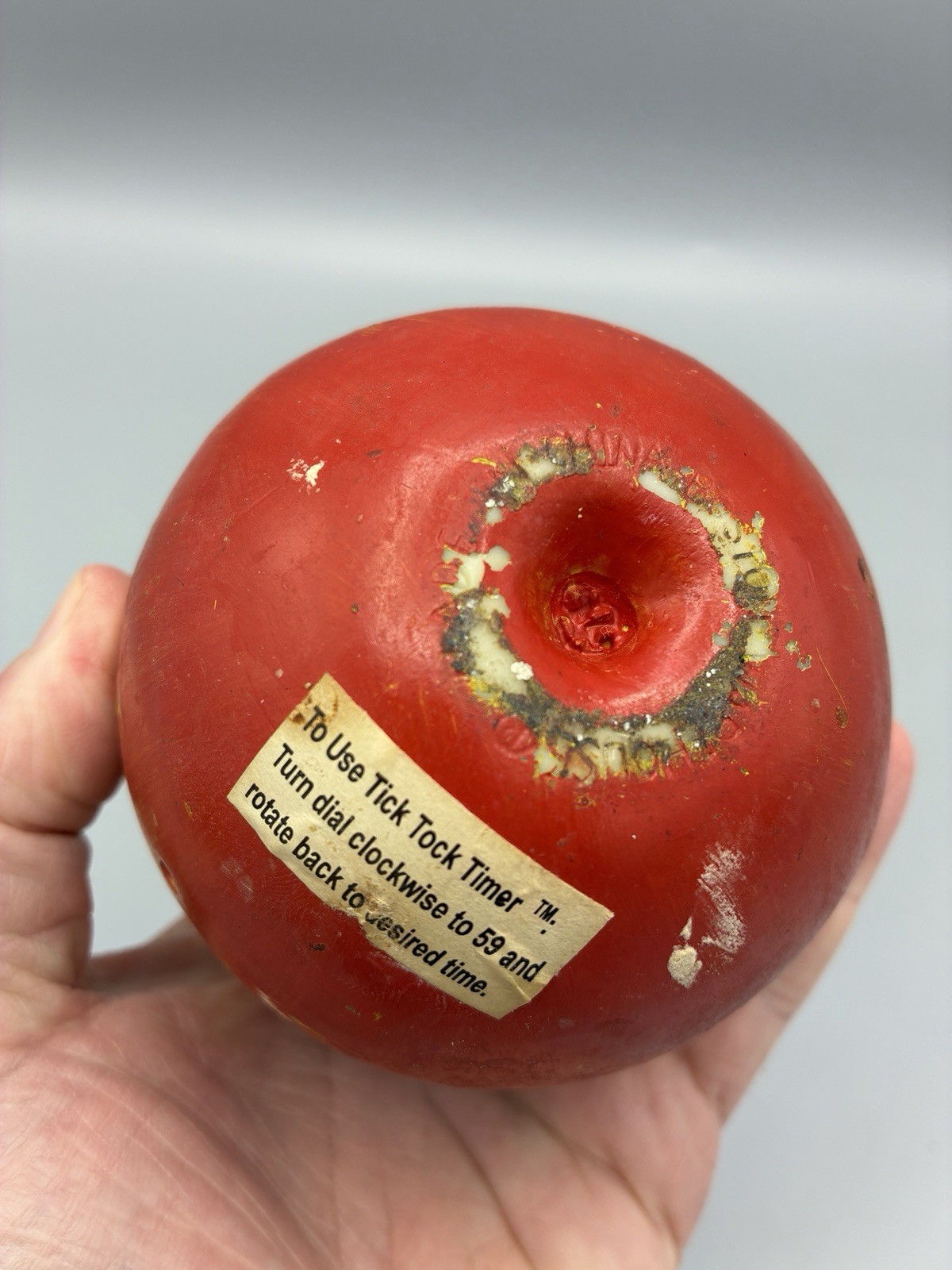 Vintage Kitchen Timer Realistic Apple 1 Hr Time Baking Cooking