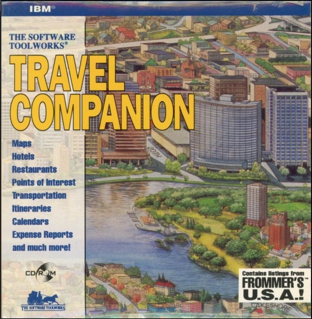 Travel Companion (1993) - New CD-ROM!, Frommer's USA Travel Guide Information!