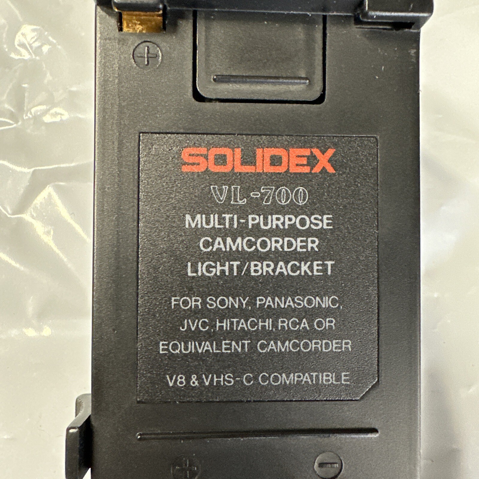 Solidex VL-700 Multi Purpose Camcorder Light Bracket