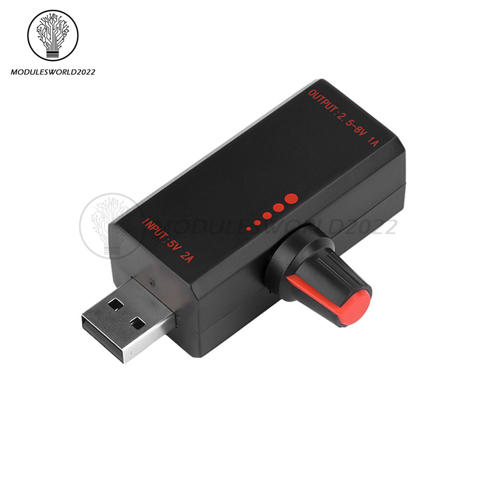 5W DC5V2A Fan Controller Stepless Speed Control w/ Switch USB Protection Type-C