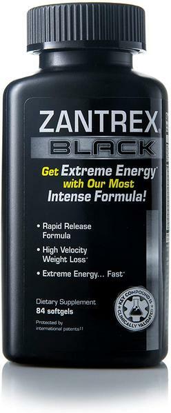 Basic Research Zantrex Black Softgels, 84 Count, 2 Pakcs