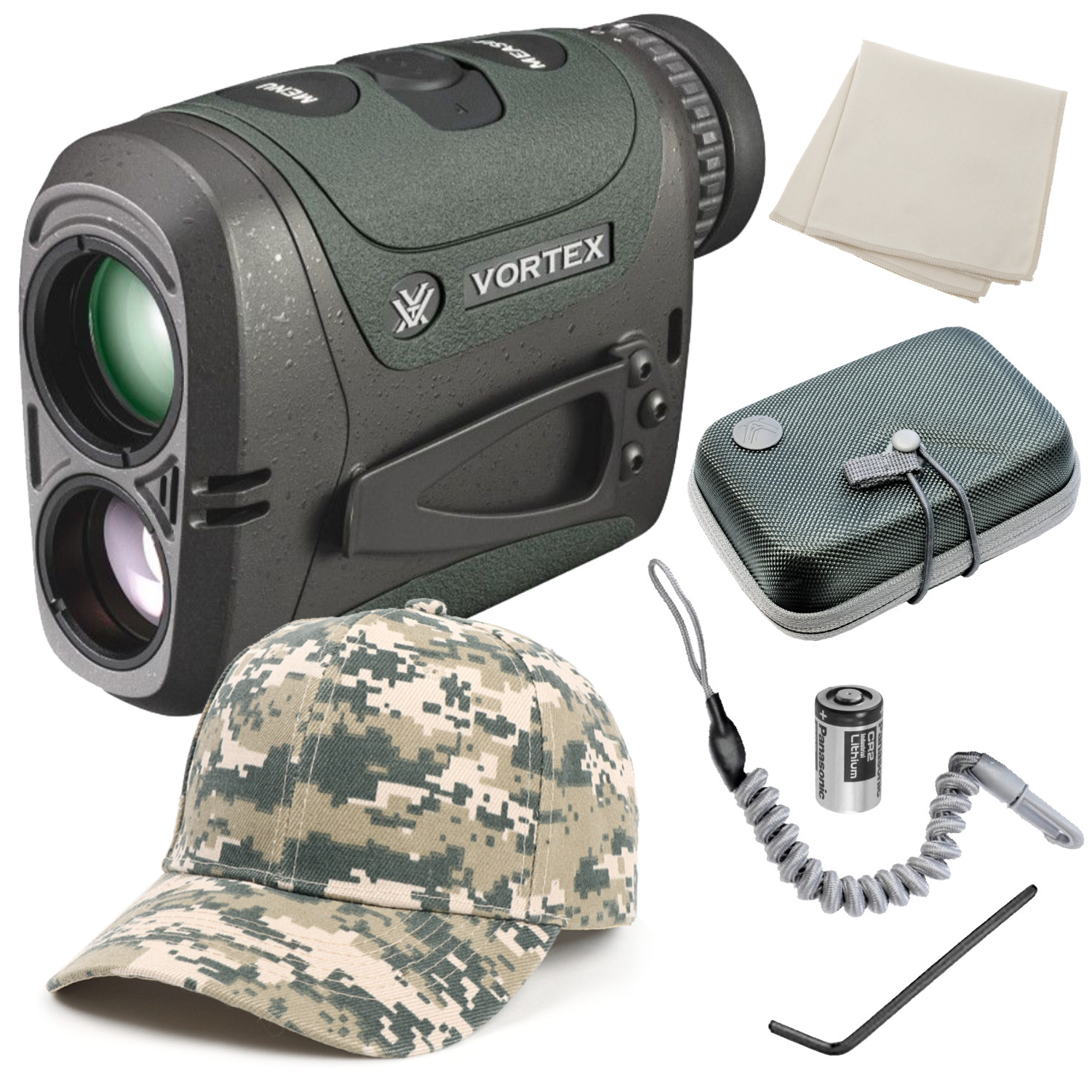 Vortex Optics Razor HD 4000 GB 7x25mm Ballistic Laser Rangefinder w/ Free CD Hat