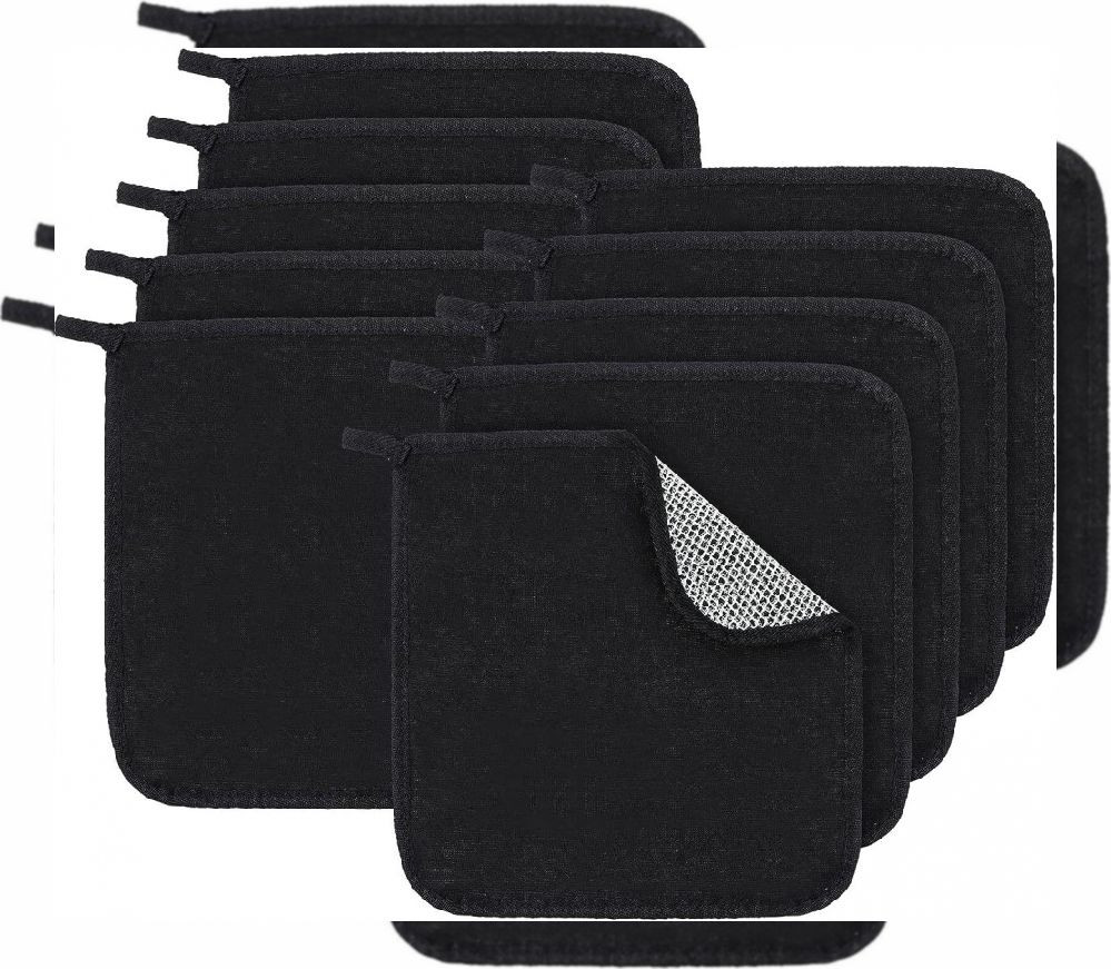 Tudomro 10 Pieces Double Sided Man Wash Cloths Bath 10 Count (Pack of 1)