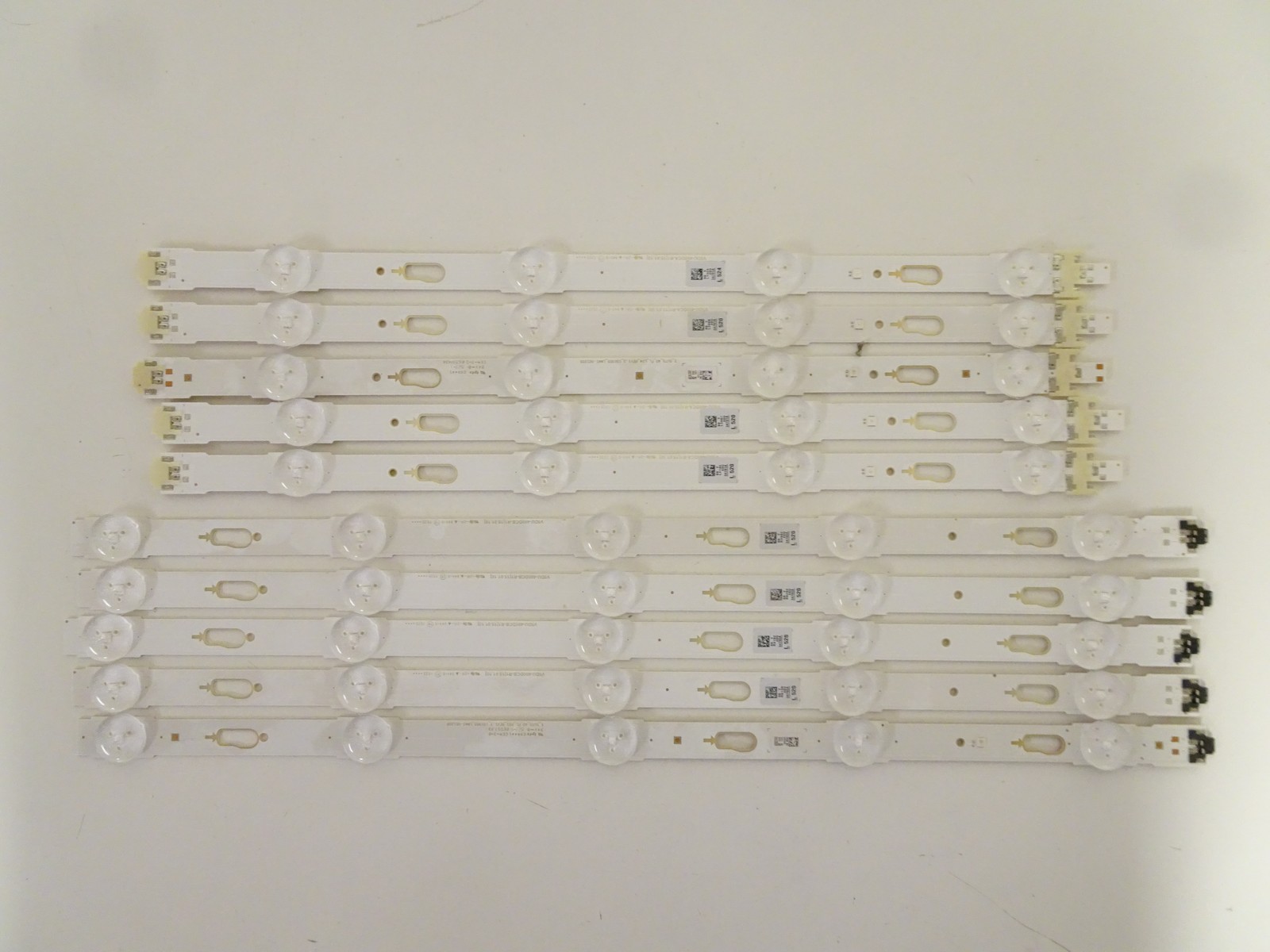 Samsung UN40JU6400FXZA Full Set Backlight Strips (10) BN96-34791A BN96-34792A
