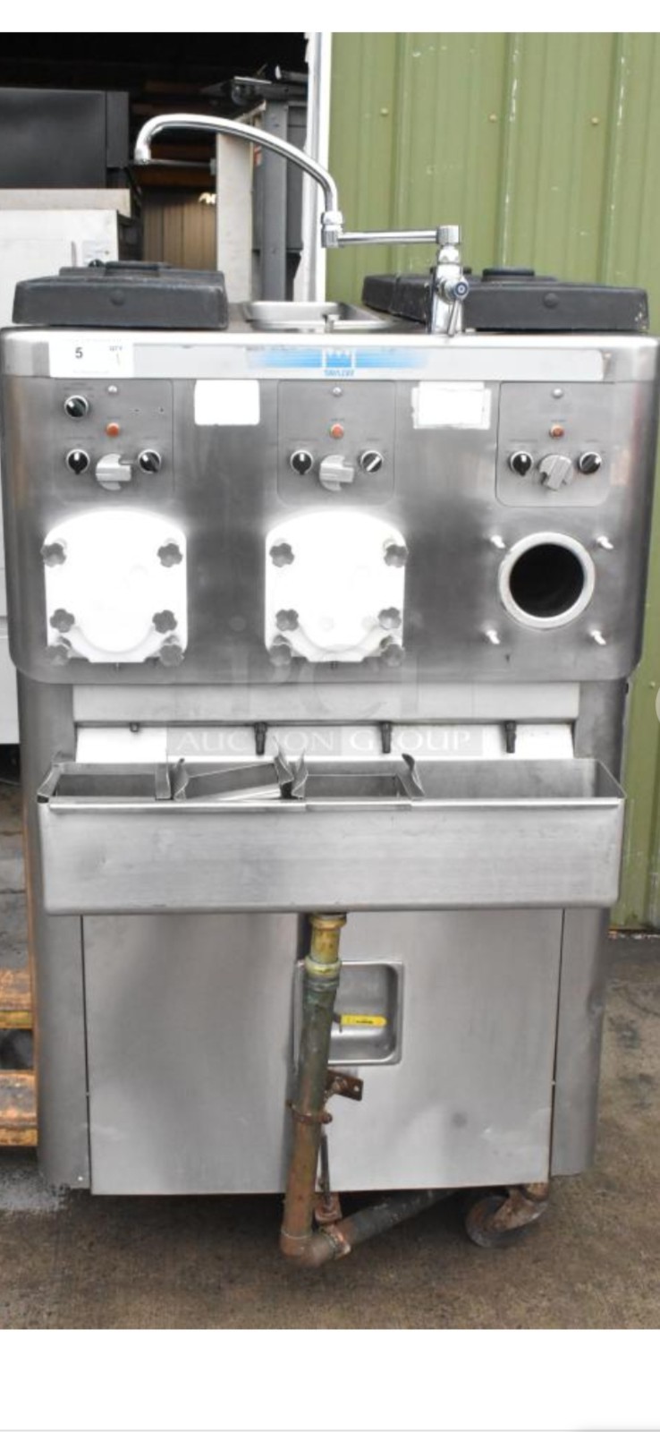 TAYLOR C043 CUSTARD BATCH FREEZER MACHINE  2016 Water Cooled 3ph MISSING PARTS