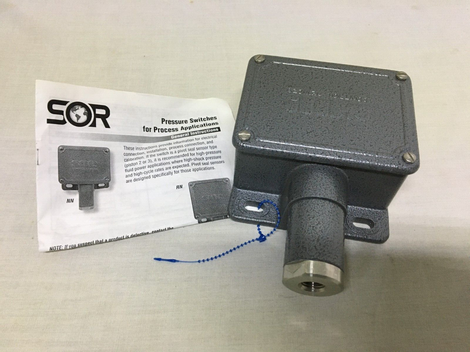 New! SOR 5NN-S5-U8-C1A-35-375 Pressure Switch (#20212)