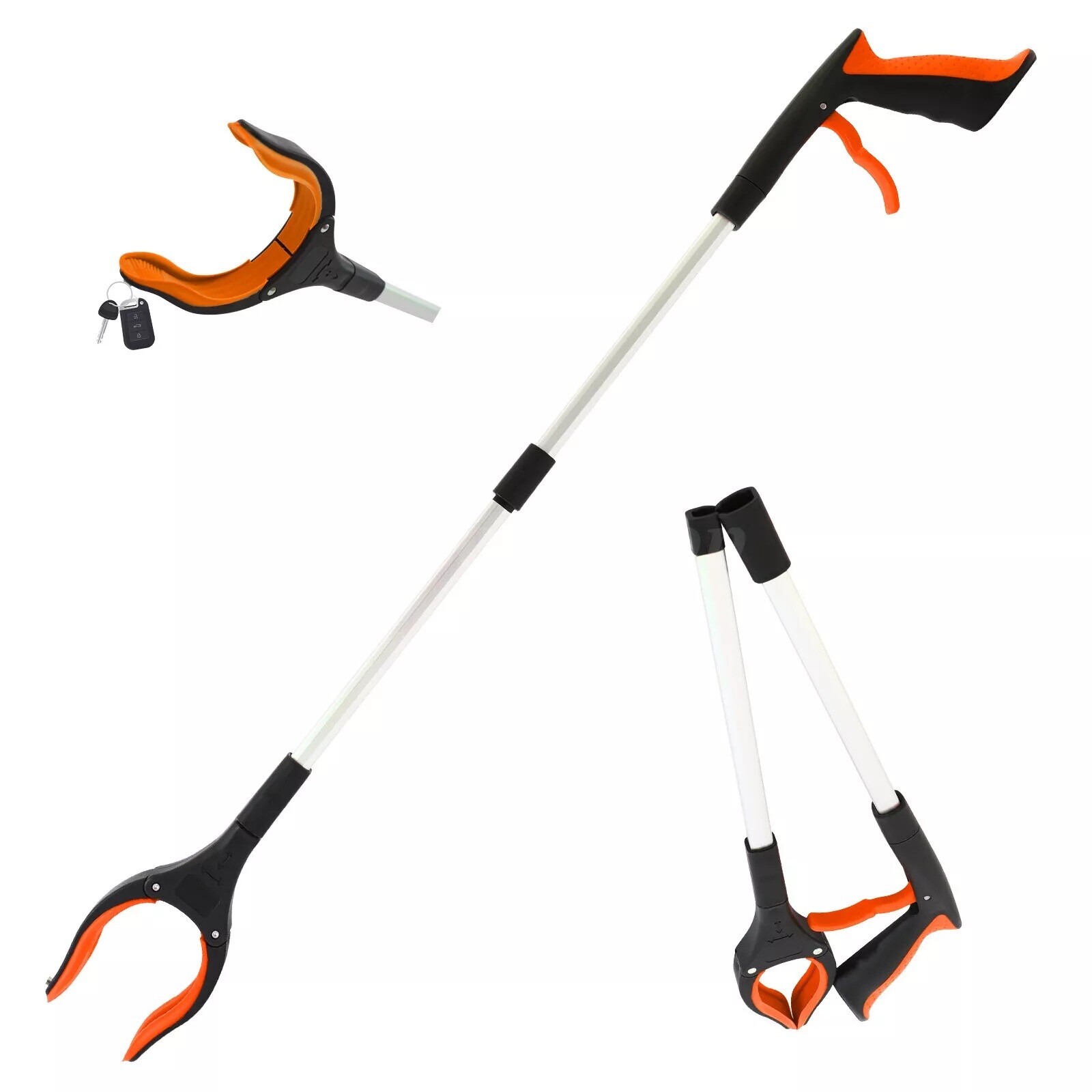 Industrial Grabber Tool Heavy Duty Pick Up Stick Hand Grip Reach Trash Picker US