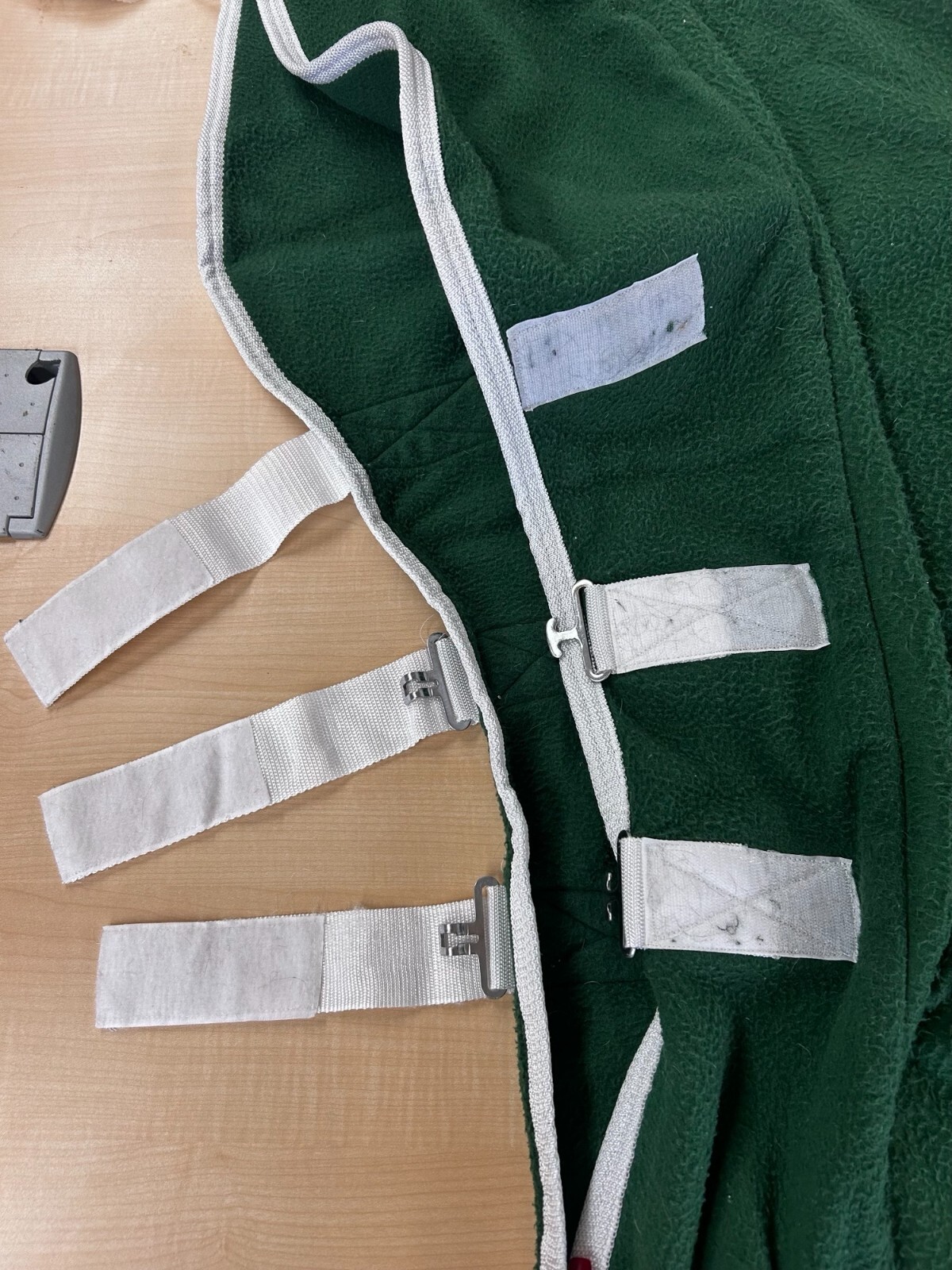 Fleece Horse Cooler With Neck Hunter Green Size 80"