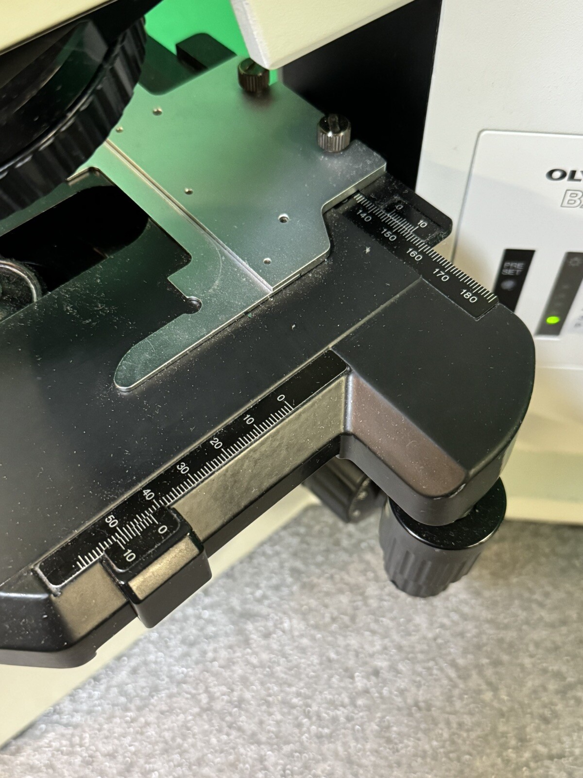 Olympus BX40F-3 BX-40F3 Laboratory Fluorescence Microscope U-TTBI Ergonomic Head
