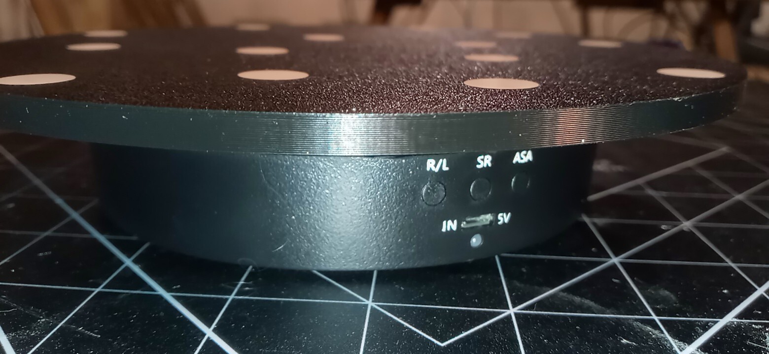 Portable-Turntable for Revopoint RANGE 3D Scanner 8in.