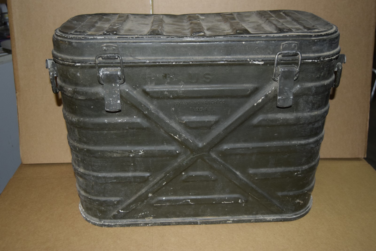 Vintage! 1954 US Military Army Mermite Insulated Food Storage Cooler Container
