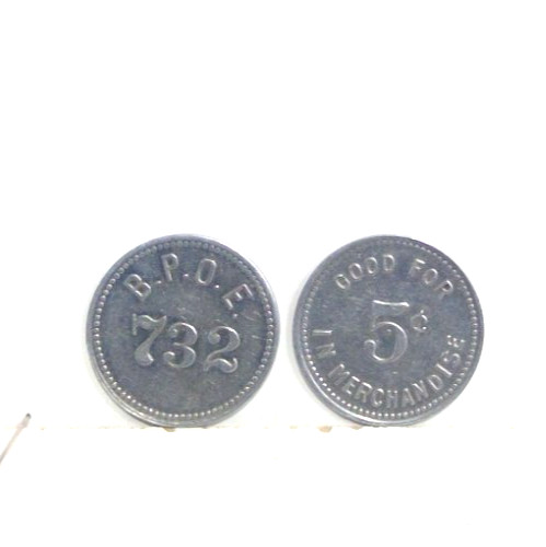TC# 720699: KANSAS; WINFIELD; B.P.O.E. 732: 5c (discounts) "FREE SHIPPING"