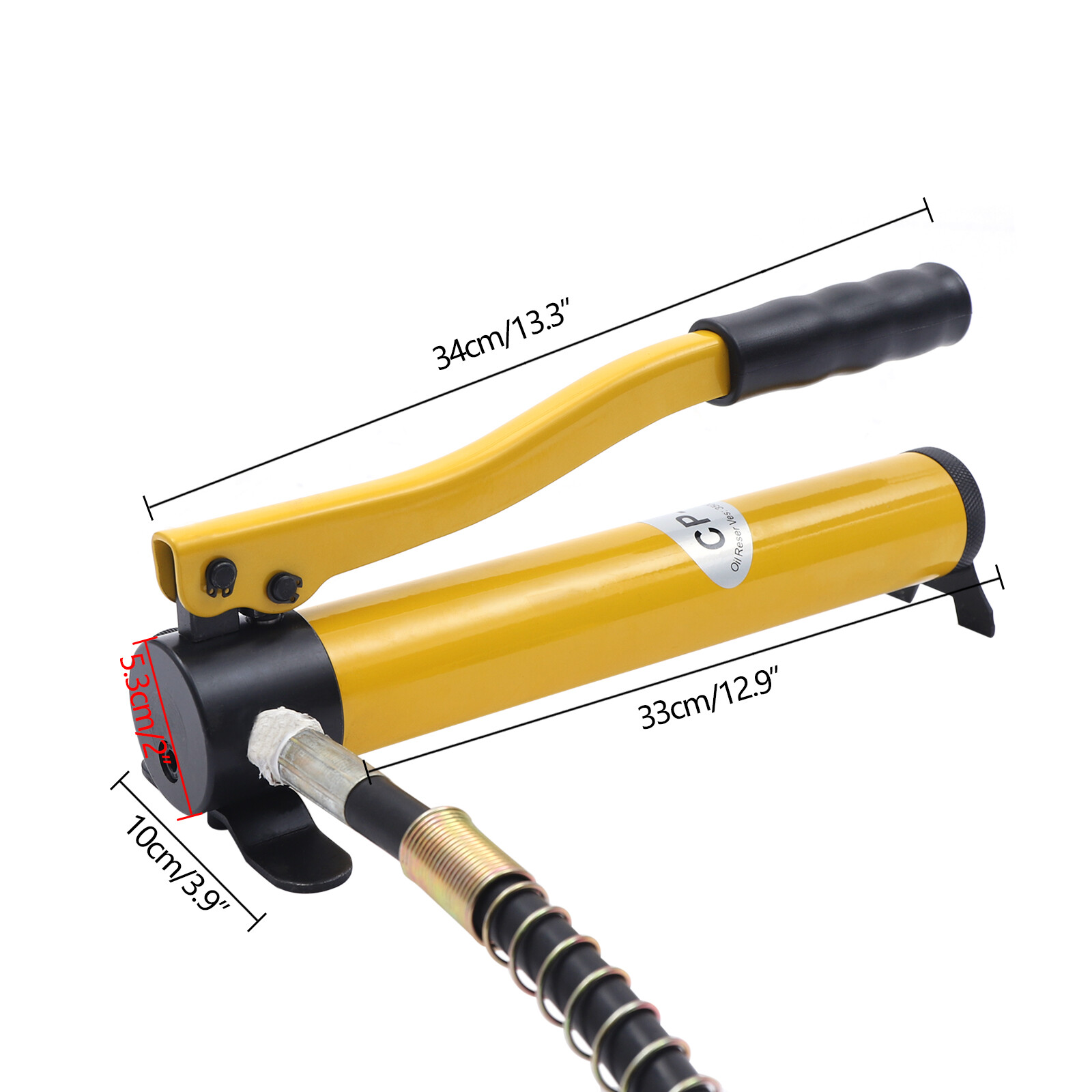 20 Ton Porta Power Hydraulic Jack Air Pump Lift Ram Body Frame Repair Tool Kit