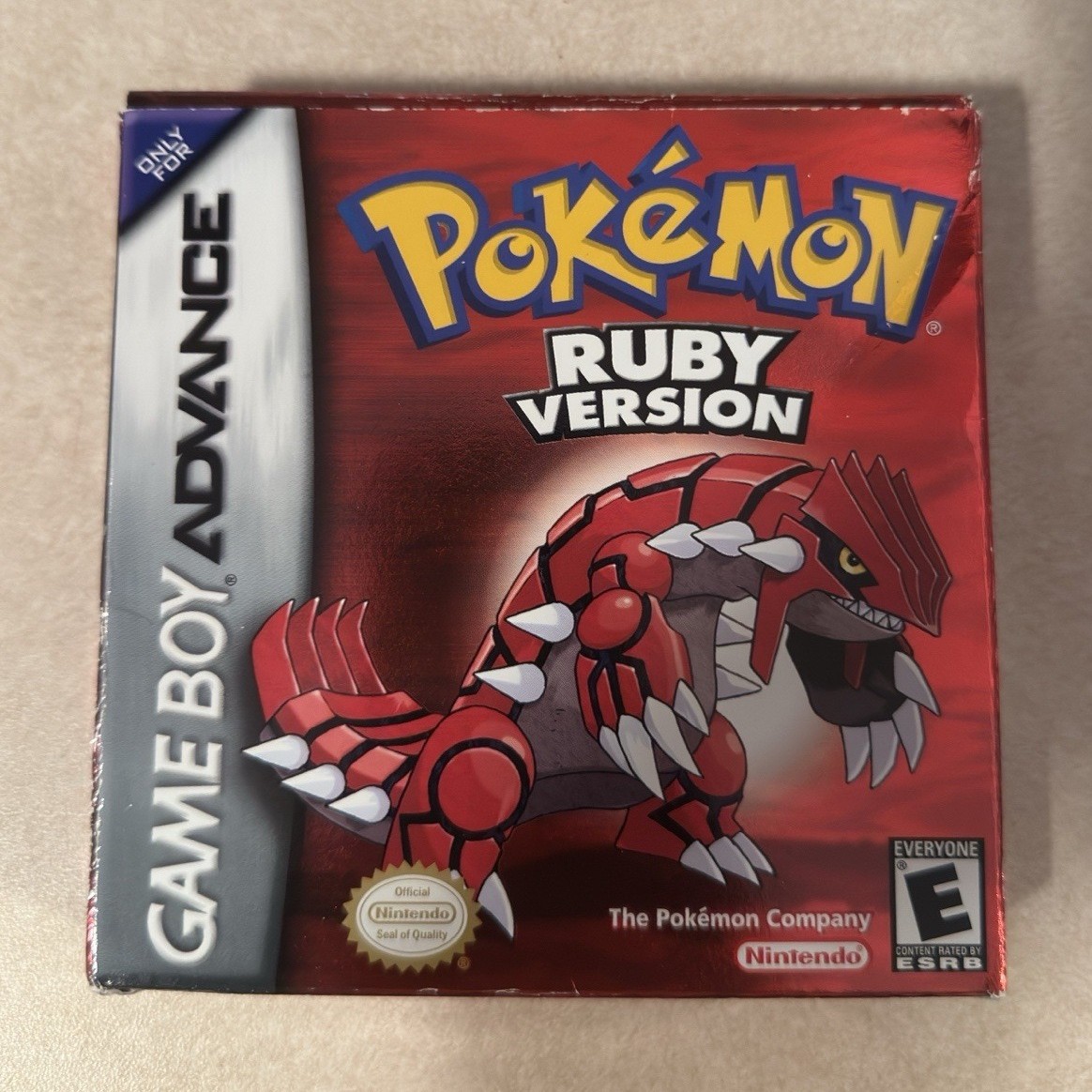 CIB Pokemon Ruby Version GBA Cartridge with Original Box/Packaging