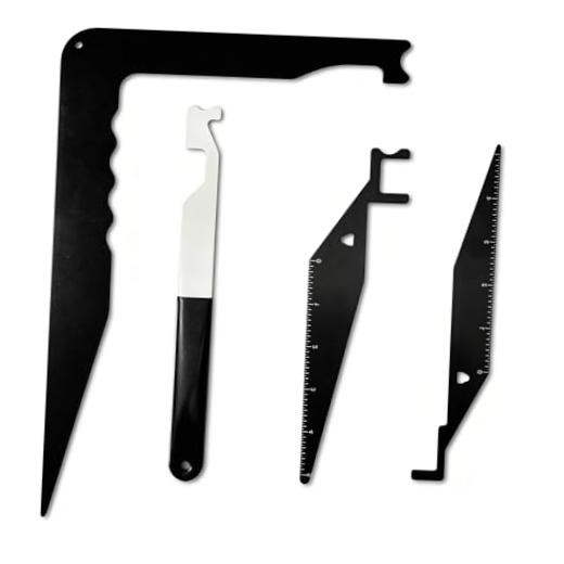 4-Piece Emergency Crowbar Set, Professional Fire-Fighting Multi-Functional