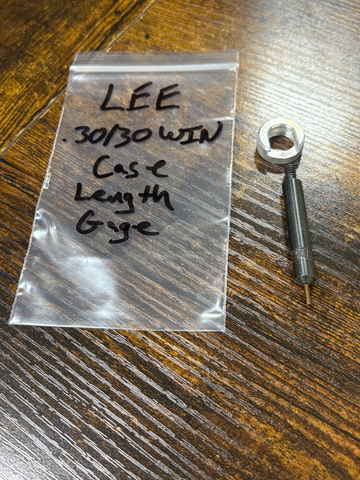 Lee case length gauge and shell holder for trimmer .30/30 WIN Used
