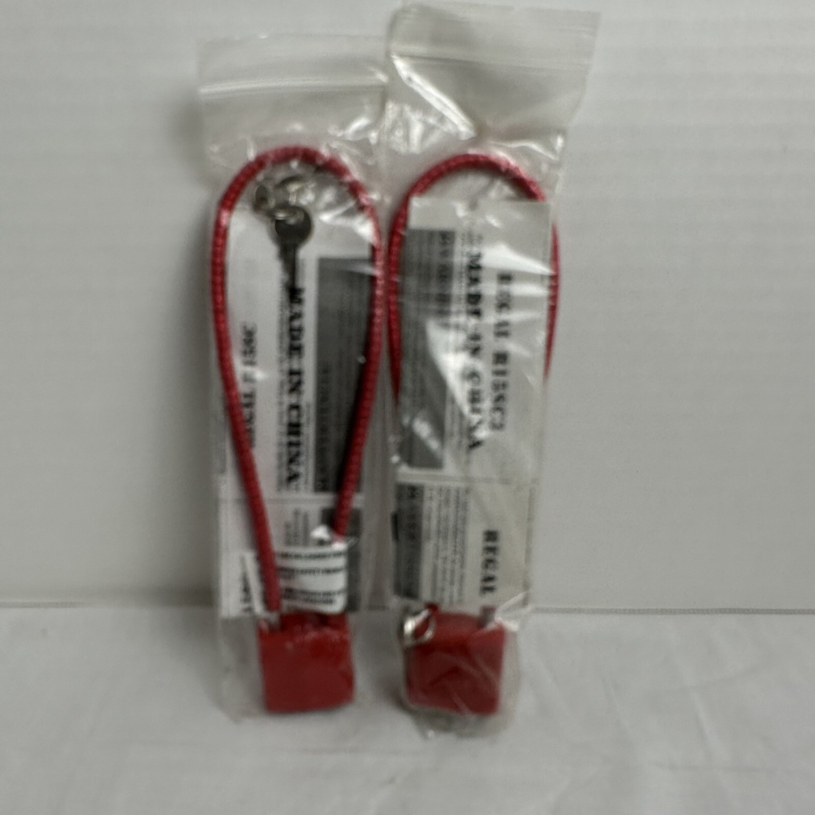 Regal Firearm Gun Safety Cable Lock R15SC3  (Red) New Lot of 2 Free Shipping