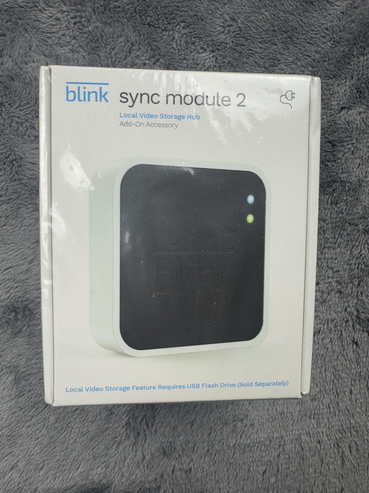 Blink Mini Indoor Security Camera 2 Pack + Sync Module 2 Alexa Two-Way Audio New